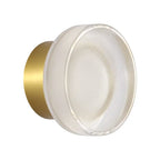 Elegant Glass LED Wall Sconce for Luxury Lighting in Bedroom and Aisle