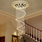 Crystal LED Ceiling Chandelier: Elegant Lighting for Bedroom Living Room Corridor