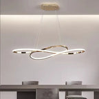 LED Chandelier Dining Kitchen Living Room Electroplated Upholstery Light