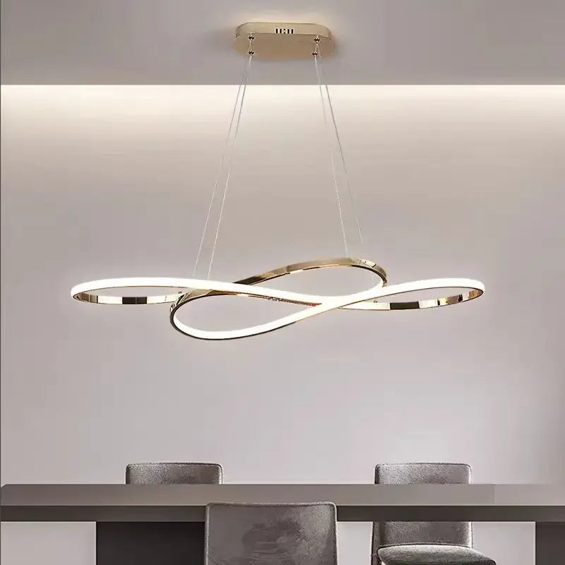 LED Chandelier Dining Kitchen Living Room Electroplated Upholstery Light