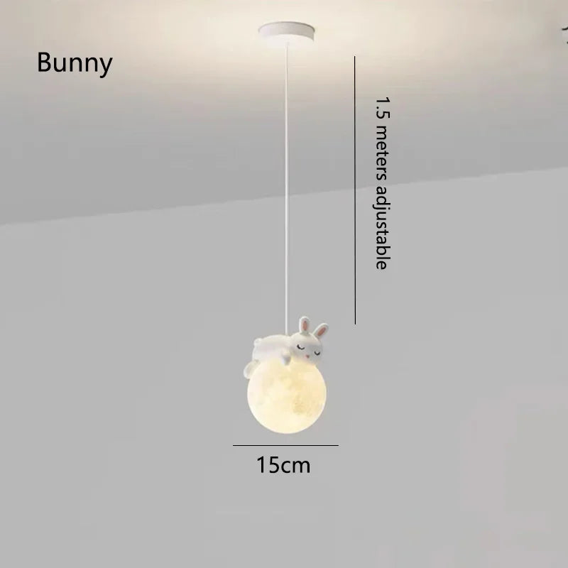 Astronaut Chandelier: Personalized Children's Room Decor Lighting for Warm Atmosphere