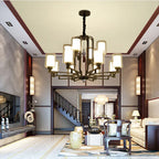 Simplistic Modern Chinese Style Living Room Chandelier