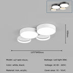 Modern Circles LED Ceiling Light for Living Room Bedroom