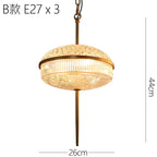 Retro Glass Can Pendant Lights: Modern Kitchen & Living Room Hanging Lamps