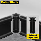 LED Skirting Line Aluminum Profiles Baseboard Corner Wall Decor - Stair Bar Strip Light