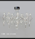 Starry Crystal Chandelier Ceiling Light for Luxury Living Spaces