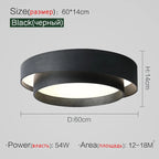 Nordic Minimalist Ceiling Lamp - Modern & Creative Master Bedroom Lighting