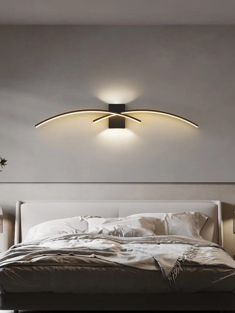 Modern LED Wall Lamp for Bedroom Closets Indoor Lighting Wall Decor