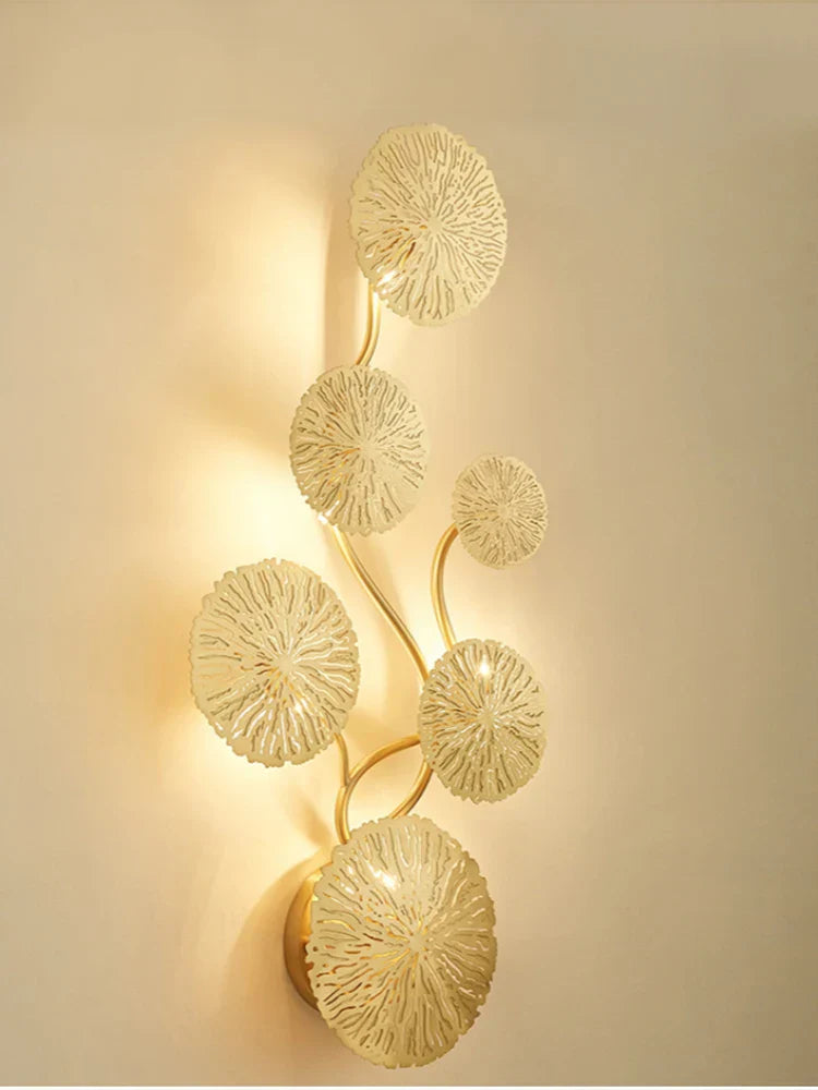 Iron Wall Sconce LED Light Fixture for Bedroom & Living Room