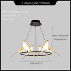 Modren Style Magpie Bird Chandelier Pendant Light for Children's Room