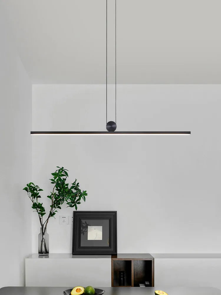 Black Chandelier: Modern Nordic Design for Dining Room, Bar, and Kitchen Island