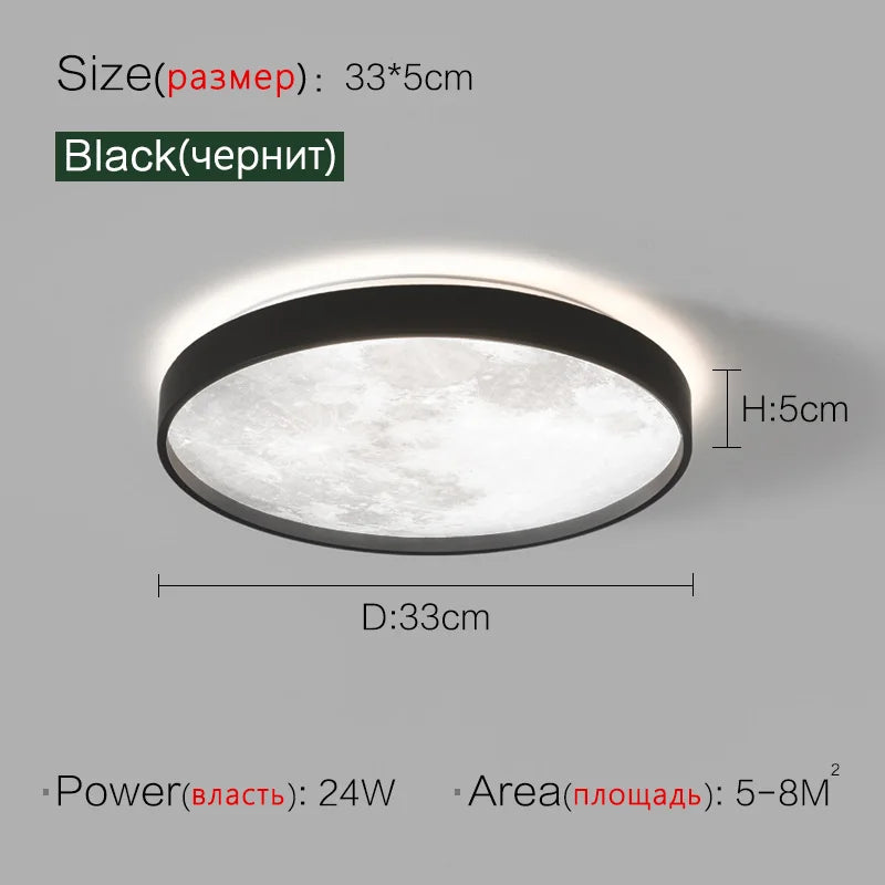 Ultra-Thin Round LED Ceiling Lamp for Bedroom, Living Room, Aisle, Corridor, Balcony