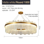 Modern Crystal Glass Chandelier Light for Living Room Dining Bedroom Kitchen Décor