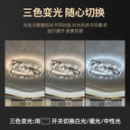 Crystal Ceiling Light: Modern LED Warmth for Living Room & Bedroom