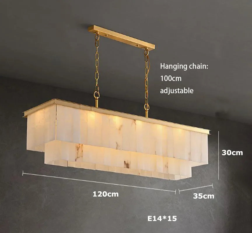 Marble Chandelier: Luxury Living Room Pendant Light Fixture.getOwnProperty