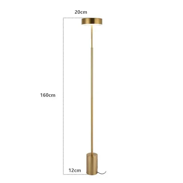 Nordic Minimalist Floor Lamp for Art Decor in Restaurant Bedroom Studio