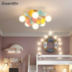 Petals Ceiling Chandelier Light Fixture for Nordic Living Room & Bedroom