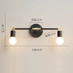 Nordic Gold Copper Wall Sconce for Modern Home Decor - Industrial Luminaire