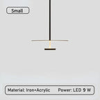 Minimalist LED Ring Chandelier Pendant Light for Kitchen Island Bedroom Dining Room