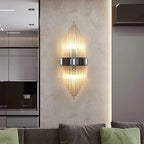 Crystal Strip LED Wall Lamp for Living Room, Bedroom, Study, Balcony Lighting