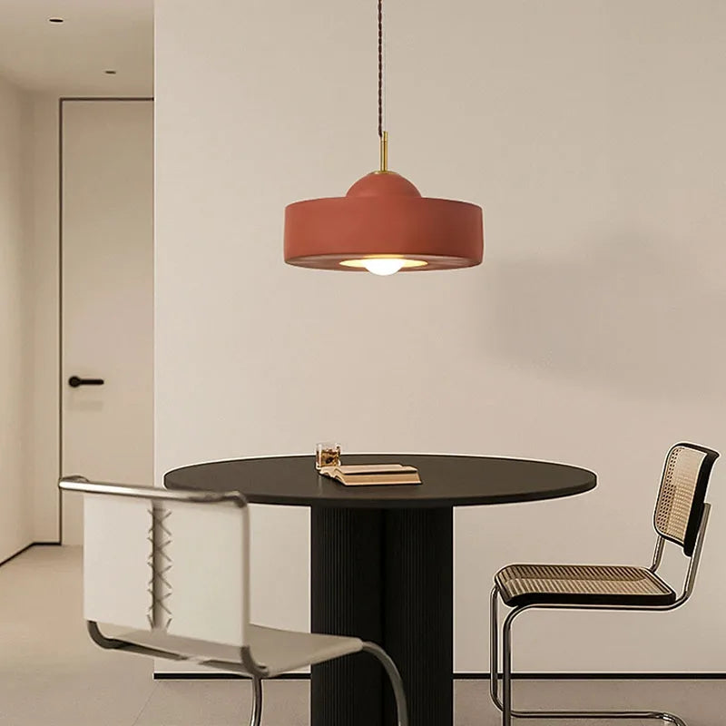 Modern Cream Pendant Light for Dining, Bedroom, Living Room