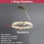 Nordic Crystal Ceiling Chandelier LED Indoor Lighting