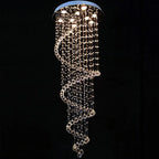 Luxury K9 Crystal Chandelier for Double Staircase and Living Room Lighting