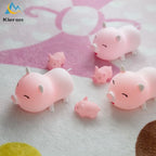 Pig Silicone LED Night Light - Modern Cartoon USB Floor Lamp