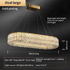 Crystal Chandelier: Modern Luxury Lighting for Living Room, Restaurant, and Villa