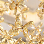 Luxury Crystal Butterfly Ceiling Chandelier for Living Room - Modern LED Light Fixtures