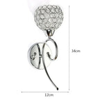 Modern Crystal Wall Lamp for Home Living Room Bedroom Decor