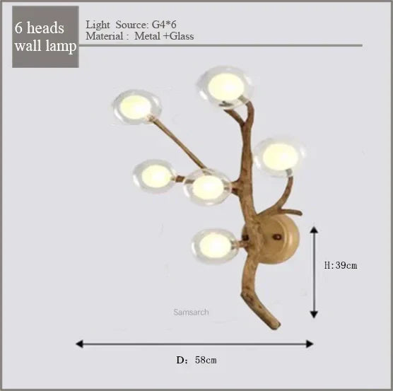 Nordic Branches Chandelier for Restaurant and Living Room