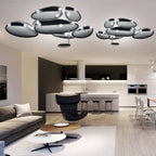 LED Cobblestone Ceiling Chandelier for Home Decor - Modern Living Room Bedroom Lighting