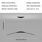 Modern Nordic LED Chandelier for Dining Room Island, Office, and Living Room