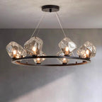 Modern LED Staircase Chandeliers for Living Room Lighting