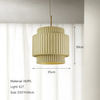 Cream Wind LED Chandelier: Nordic Minimalist Wabi Sabi Style for Dining Room, Bedroom & Bar