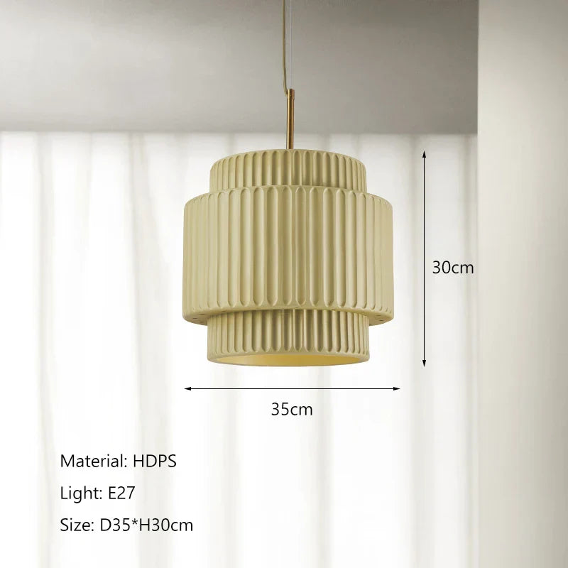 Cream Wind LED Chandelier: Nordic Minimalist Wabi Sabi Style for Dining Room, Bedroom & Bar