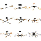 Iron Wrought Chandelier LED Ceiling Light Fixture Modern Vintage Decor Lighting