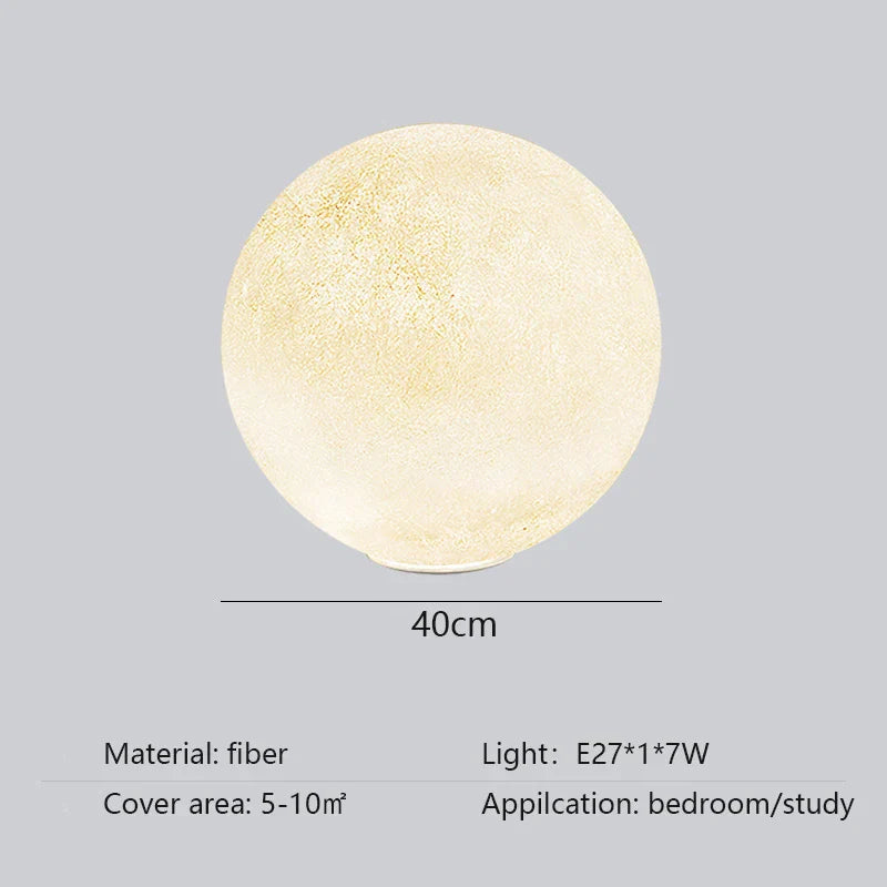 Nordic Moon LED Floor Lamp for Home Decoration and Bedroom Lighting