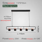 Strip Chandelier: Modern Minimalist Dining Room Lamp for Restaurant, Bar, and Home