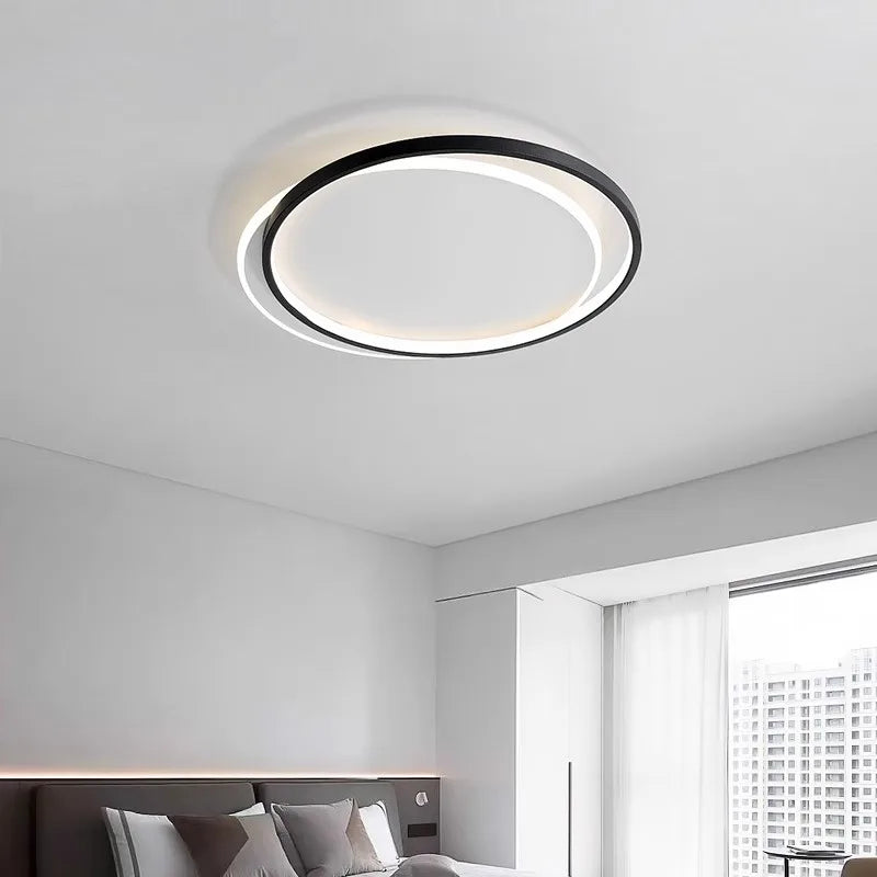 Nordic LED Ceiling Lamp for Living Room Bedroom Study Indoor Decor