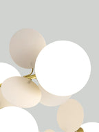 Modern Glass Ball Chandelier for Kids Room, Living Room Decor