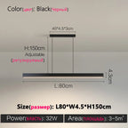 Modern Nordic Dining Room Chandelier LED Office Bar Table Lamp