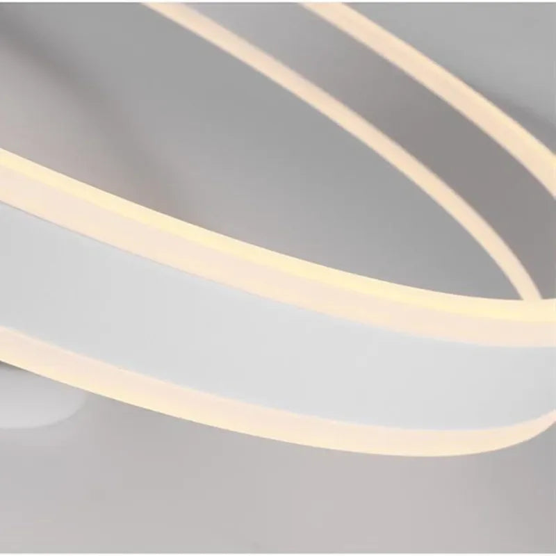 LED Ceiling Chandelier Dimmable for Bedroom Living Room Dining Minimalist Pendant Lighting