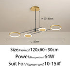 LED Dimmable Ceiling Chandeliers: Modern Style for Living, Dining, Bedroom, Kitchen Décor