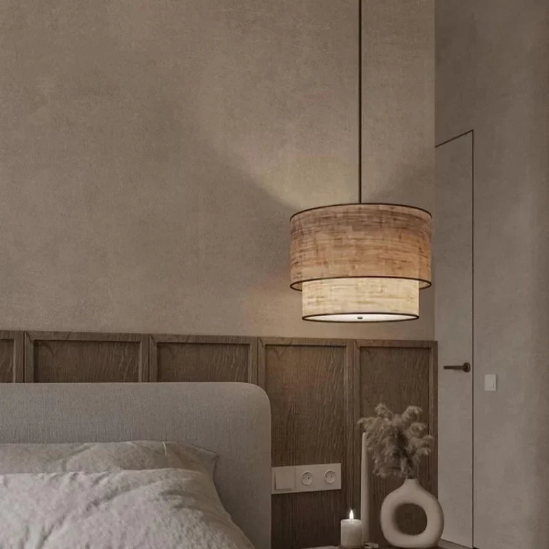 Wabi Sabi E27 LED Pendant Lights for Dining Room and Restaurant