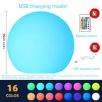 RGB Ball LED Lawn Light with Remote Control for Outdoor Garden Decoration