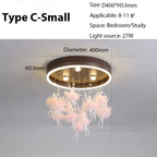 Dancing Girl LED Chandelier: Modern Kids Room Light, Cartoon Ceiling Lamp
