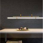 Glass Belt Chandelier: Modern Indoor Restaurant & Office LED Light