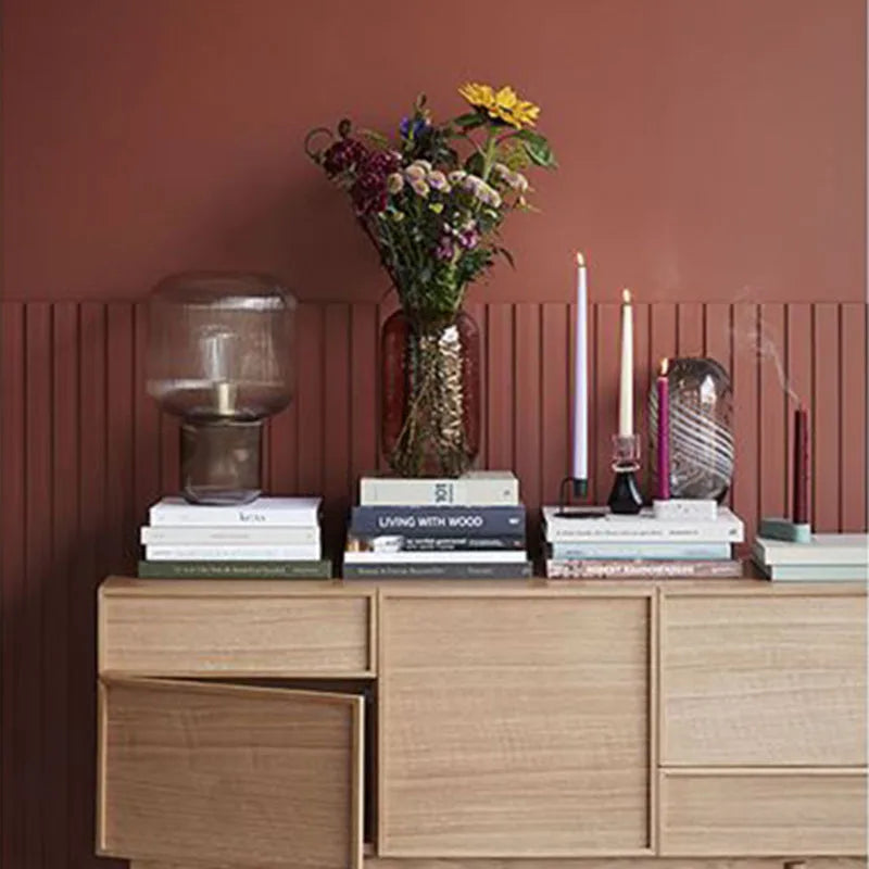 Mushroom Table Lamp - Nordic Glass, Modern Design for Bedroom, Living Room, Hotel